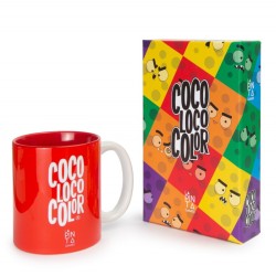 Juego de mesa y cartas para niños: Coco Loco Color + Taza