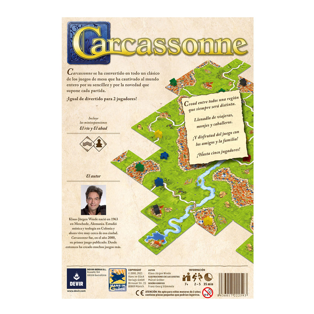 Carcassonne Juego de Mesa Devir