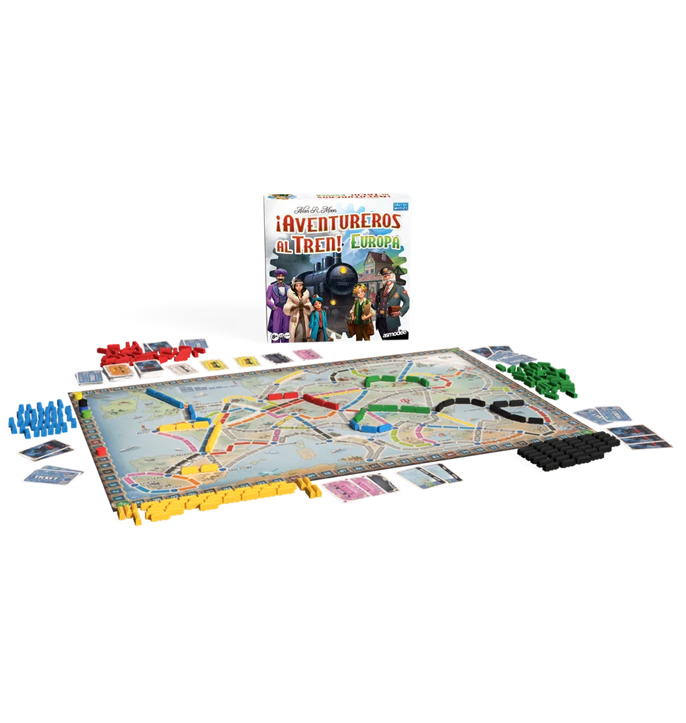 Aventureros al Tren Europa – Juego de Mesa de Estrategia
