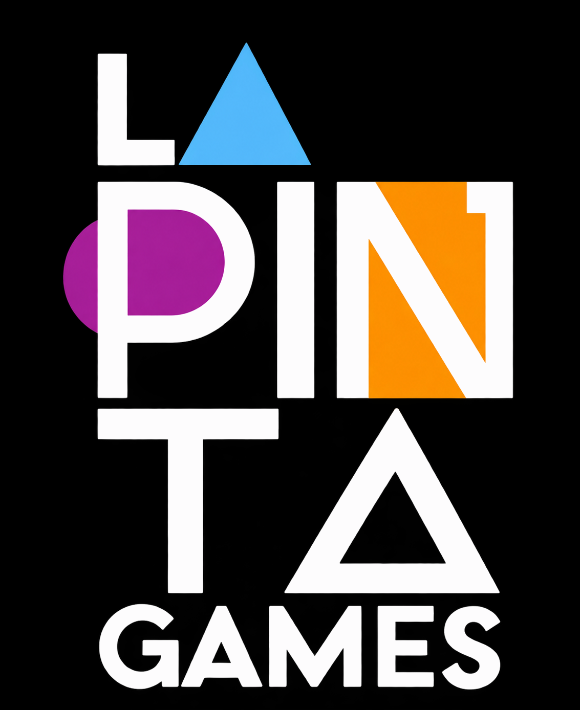 Logootipo inverso La Pinta Games 