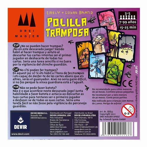 La Polilla Tramposa - Juego de Cartas