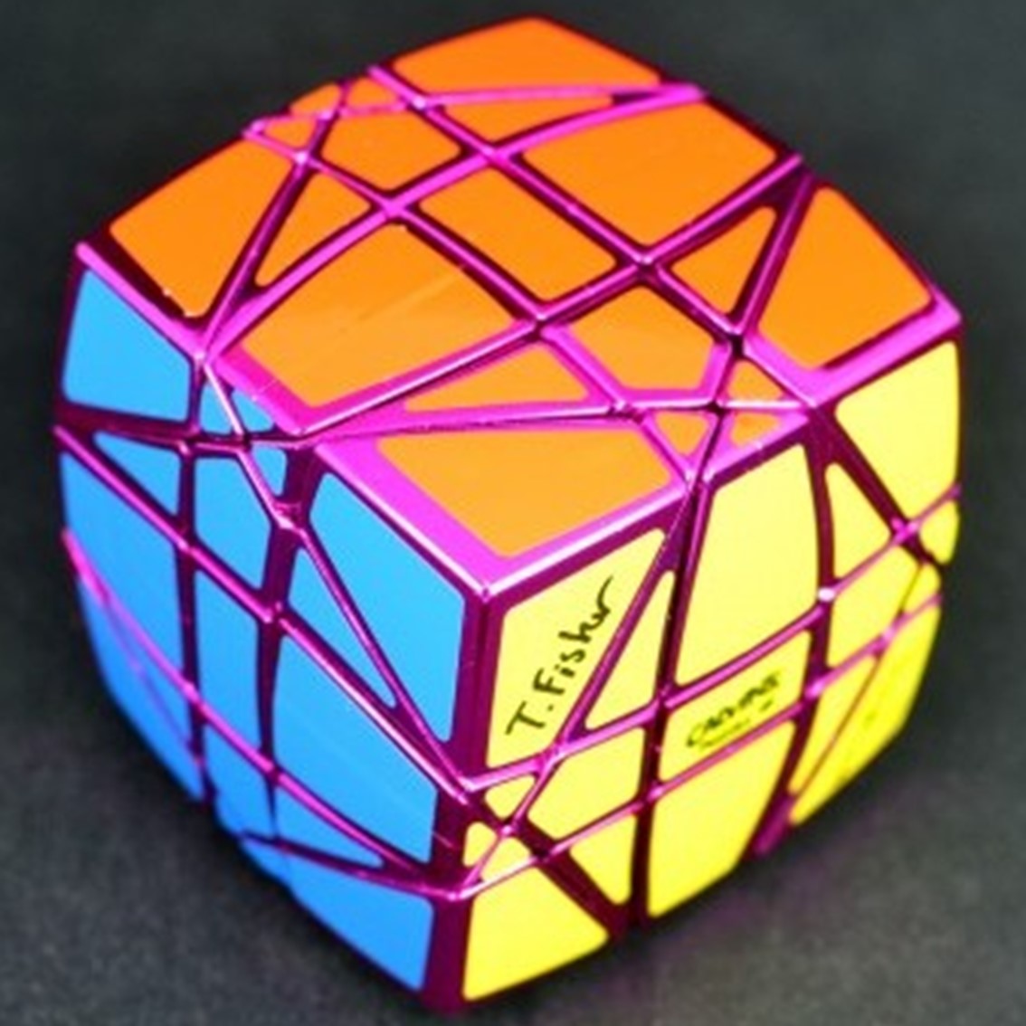 Cubo rubik calvin"s hexaminx rosa