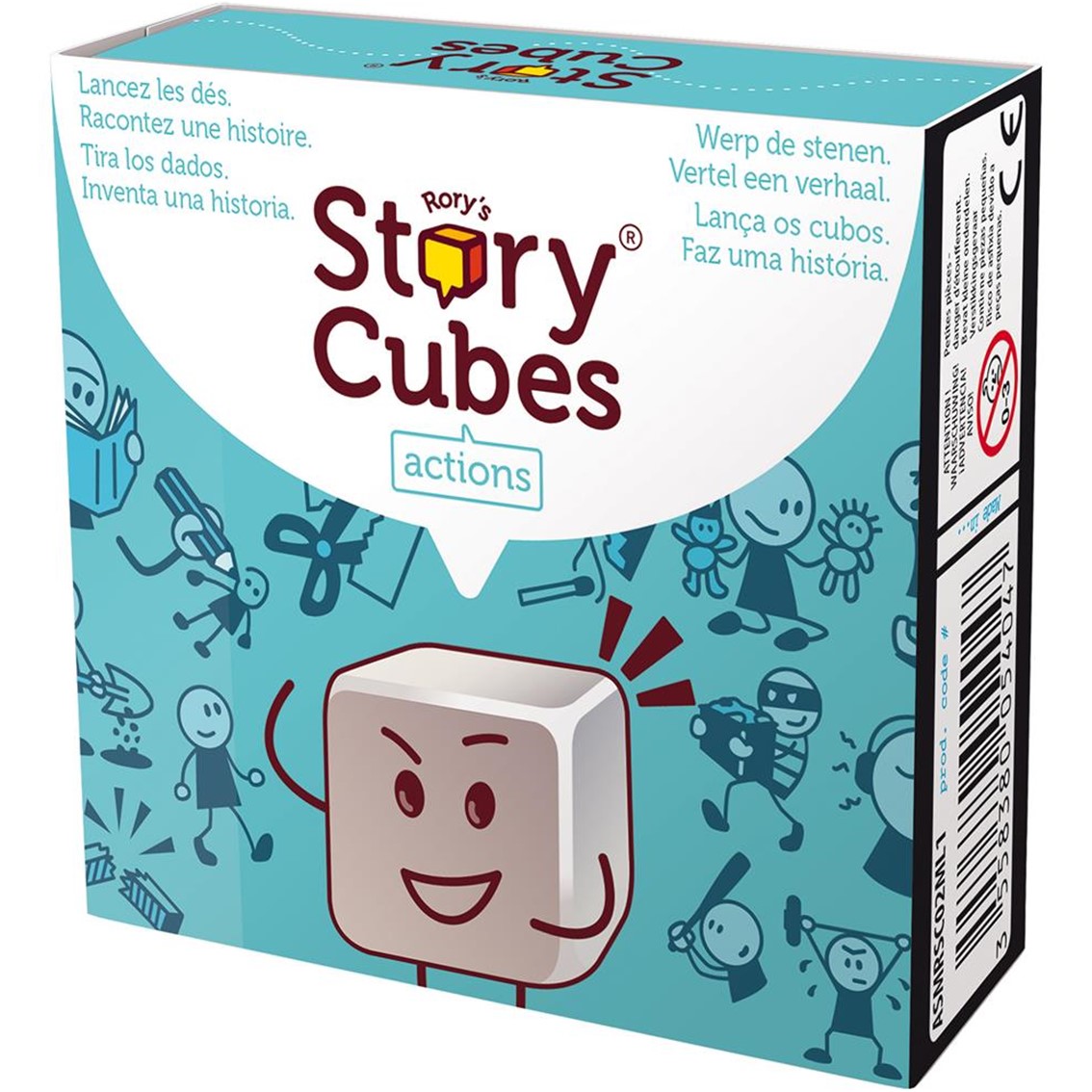 Juego mesa asmodee story cubes acciones